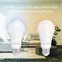 Wyze Bulb 800 Lumen A19 LED Smart Home Light Bulb, Adjustable white temperature and brightness, works with Alexa and the Google Assistant, No Hub Required, 4-Pack