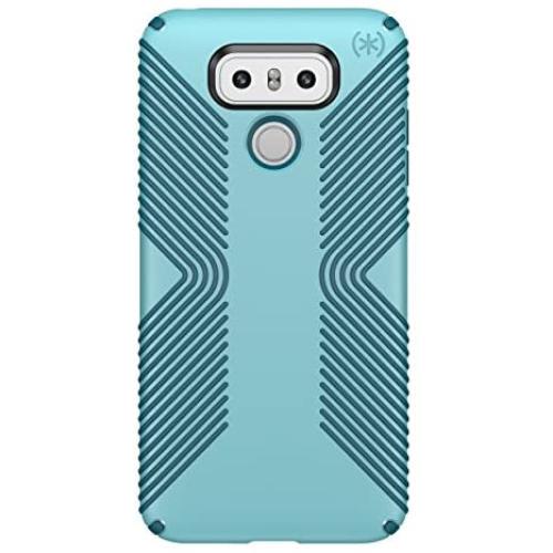 Speck Products Presidio Grip Cell Phone Case for LG G6 - Robin Egg Blue/Tide Blue