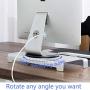 360° Aluminum Rotation Monitor Swivel Base for Apple iMac All in one Computer Dock Laptop Screen Stand Disply Rotating Mount