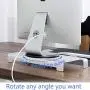 360° Aluminum Rotation Monitor Swivel Base for Apple iMac All in one Computer Dock Laptop Screen Stand Disply Rotating Mount