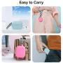 [2 Pack] SNBLK Designed for Airpods Pro Case Cover Silicone Protective Charging Case Skin with Keychain Compatible for Apple Airpods Pro 2019, (Front LED Visible) Pink/Mint Green
