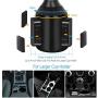 Car Cup Holder Phone Mount Universal Adjustable Cradle Phone Holder for Car iPhone 12/11 Pro Max/Xs/Max/X/XR ,Samsung Note 10/9/ S21+/S20/ S10/ S9/ S9+ by DALUZ