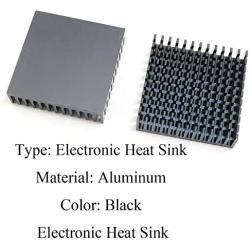Pro Bamboo Kitchen 8pcs Heat Sink 40x40x11mm Routing PCU Radiator Electronic Heat Sink for IC Circuit Board, Motherboard