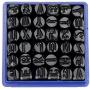 EX ELECTRONIX EXPRESS 36 Pc Steel Metal Letter and Number Stamp Punch Tool Set Kit (78BWSTAMPSET)