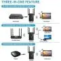 Super Boost WiFi Extender Signal Booster, WiFi Booster,360° Full Coverage Up to 2500 sq.ft,1200 MBPS WiFi Repeater 2.4 & 5GHz Dual Band WiFi Extender- Covers 15 Devices with 4 Antennas