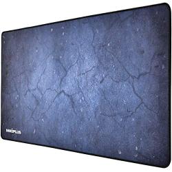 Gaming Mouse Pad, Large Mouse Pad XL Gray, Mouse Pads for Computers 31.5×15.75In, Large Extended Gaming Keyboard Mouse Pads, Big Desk Mouse Mat Designed for Gaming Surface/Office, Durable Edges