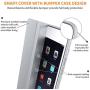 DTTO Mini Case for iPad Mini 3/2/1, (Not Compatible with Mini 5th Generation 2019) Ultra Slim Lightweight Smart Case Trifold Cover Stand with Flexible Soft TPU Back Cover [Auto Sleep/Wake],Space Grey