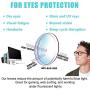 Blue Light Blocking Glasses, 2Pack Cut UV400 Computer Glasses for Anti Eyestrain