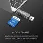 SmartQ C350 USB-C and USB A USB Memory Card Reader USB 3.0 Super Speed for MicroSDXC, MicroSDHC, SD, SDXC, SDHC, SD Cards, Works for Windows, Mac OSX, Android Devices, OTG Adapter (Grey Trio w Case)
