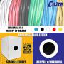 CAT6 Riser (CMR), Ethernet Cable 1000ft, No Spline, Unshielded Twisted Pair (UTP) 23AWG, Solid Pure Bare Copper, 550MHz, UL Certified, Easy to Pull (Reelex II) Box, Bulk Networking LAN Cable