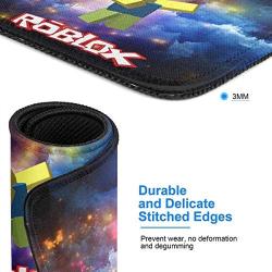Computer Mouse Pad with Non-Slip Ro-blox,Premium-Textured and Waterproof Mousepad with Stitched Edges, Mouse Pads for Computers, Laptop, Gaming, Office & Home,3mm (B-18, 8.3 x 10.3 in)