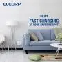ELEGRP USB Charger Wall Outlet, Dual High Speed 4.0 Amp USB Ports with Smart Chip, 20 Amp Duplex Tamper Resistant Receptacle Plug, Wall Plate Included, UL Listed (2 Pack, Glossy White)