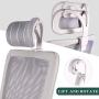 Smugdesk Ergonomic Office Chair Adjustable Headrest Mesh Office Chair Office Desk Chair Computer Task Chair