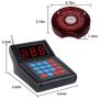 Retekess SU-668 Pager System,Pagers for Restaurants,Cancel Call,Max 999 Buzzers,Long Range,10 Beepers with Lanyard Hole for Clinic,Hospital,Church,Club