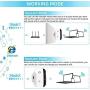 WiFi Range Extender | Up to 300Mbps |Repeater, WiFi Signal Booster, Access Point | Easy Set-Up | 2.4G Network with Integrated Antennas LAN Port & Compact Designed Internet Booster (White) (White)