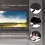 Wireless TV Headphones, Jelly Comb Wireless Headphones for TV Watching with 2.4G RF Transmitter(Support Optical, 3.5mm AUX, RCA Audio Out), Wireless Over-Ear Stereo Headset 100ft Range YP078