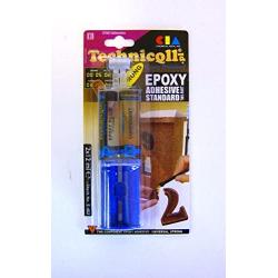 Technicqll Standard Amber Epoxy Adhesive Glue for Stone Metal Rubber Wood Marble Electronic Parts 2X12Ml