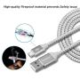 USB Cords(6ft), iSeekerKit 3 Pack High Charging Speed USB 2.0 A Male to Micro Nylon Braided Cords with Aluminum Connector Compatible for Android, Galaxy s6 s7 and More(Silver&Golden&Black)