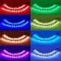 PC RGB LED Strip Light, Easy Install with 8pcs Strong Magnetic Clips, Black Silicone Housing 2PCS Strips 42LEDs for 12V 4-Pin RGB LED Header, ASUS Aura RGB, MSI Mystic Light, Gigabyte RGB Funsion M/B