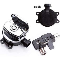 Ignition Switch for 11-17 Harley-Davidson Dyna Softail Road King FXDWG FLHR 71517-11 (Chrome)
