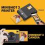 Kodak Mini Shot 3 Retro 2-in-1 Portable 3x3” Wireless Instant Camera & Photo Printer, Compatible with iOS, Android & Bluetooth, Real Photo HD 4Pass Technology & Laminated Finish – Yellow