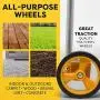 Scuddles Collapsible Measuring Wheel Measures Up To 10,000 Feet Perfect surveying Tool For Distance Measurment (Compact Wheel)