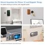Sticky Magnetic Wall Mount for Magsafe case/ Magsafe Wallet/ iPhone 12 Series, Kuaguozhe Adhesive Wall Mount Holder for Magsafe Accessories, Car Mount for iPhone 12 on Dashboard