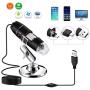 Jiusion 40 to 1000x Magnification Endoscope, 8 LED USB 2.0 Digital Microscope, Mini Camera with OTG Adapter and Metal Stand, Compatible with Mac Window 7 8 10 Android Linux