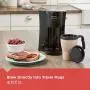 BLACK+DECKER Brew n Go Personal Coffeemaker with Travel Mug, Black/Beige, DCM18