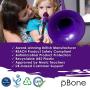 pInstrument Plastic pBone Trombone - Mouthpieces and Carrying Bag - Bb Authentic Sound for Student & Beginner - Durable ABS Construction - Orange