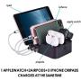 Speedbyte Charging Station for Multiple Devices, 6 Port USB Charging Dock Station Desktop Charger Deviece Organizer Compatible for iPhone ipad Airpods pro iwatch Kindle Tablet