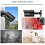ZOSI 1080p H.265+ PoE Home Security Camera System Outdoor Indoor,8CH 5MP PoE NVR Recorder and (4) 1080p Surveillance Bullet IP Cameras with 120ft Long Night Vision ( 1TB Hard Drive Built-in)