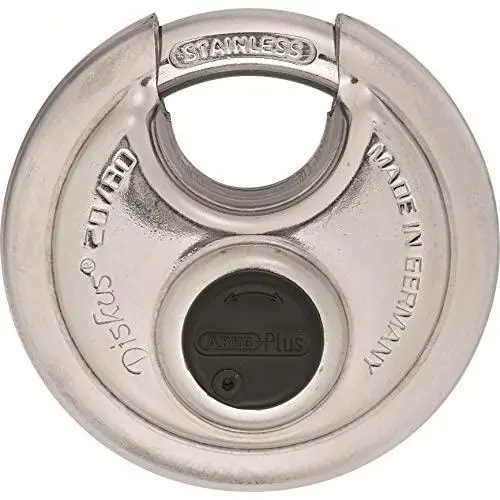 ABUS 20/80 Diskus Stainless Steel Padlock Keyed Different