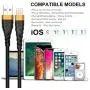 3 Pack 6Ft Lightning Cable, OIITH [ MFI Certified ] iPhone Charging Cord 6 Feet, Long 6-Foot iPhone Cable Compatible with iPhone 12 Mini 12 Pro Max 11 Pro MAX XS Xr X 8 Plus 7 Plus 6s Plus 5s iPad