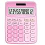 Calculator,ONXE DC116 Standard Function Desktop Calculator with Dual Power Supply and 12-bit Large Display (Pink)