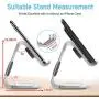 Apple Watch Stand, ZVEdeng Cellphone and Apple Watch Stand, Apple Watch Charging Station, Universal Stand Holder for iPhone 12 Pro Max/12/12 Pro/12 Mini, Apple Watch Both 38mm-42mm (Silver-Leather)
