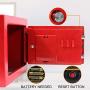 SamYerSafe Safe Box with Sensor Light,Security Safe with Electronic Digital Keypad Money Safe Steel Construction Hidden with Lock，Wall or Cabinet Anchoring Design for Office Home Hotel (Red)