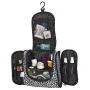 DMJSL Womens Medium Ladies Toiletry Travel Bag Hanging Toiletry Bag – Travel Makeup Organizer and Cosmetic Case, Travel Bag Organizer Toiletry TSA Approved, Black Leopard Print DMJSL Womens Medium Ladies Toiletry Travel Bag Hanging Toiletry Bag – Travel Makeup Organizer and Cosmetic Case, Travel Bag Organizer Toiletry TSA Approved, Black Leopard Print