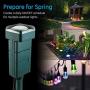 GE Branded Outdoor 6 Mechanical Stake Timer,Easy-to-Set dial, 30-Minute Interval pushpins, Six Grounded outlets with Weather-Resistant Covers – 29972, Green