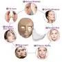LED Face Mâsk Light Therapy - 7 Color Light Therapy Mâsk Photon Skin Rejuvenation Facial Skin Care with Neck Care Anti Aging Wrinkles Skin Tightening Wrinkles Toning Mâsk
