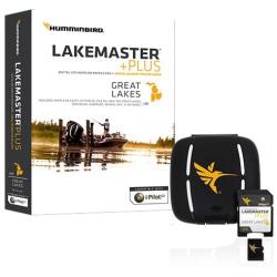 Humminbird LakeMaster Great Lakes Edition Digital GPS Lake Maps, Micro SD Card, Version 4
