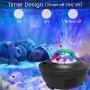 Laser Star Projector Night Light Projector, Delicacy Sky Laser Ocean Wave Starry Projector with Music Speaker,Christmas Projector Light for Baby Kids Bedroom Party Home Holidays