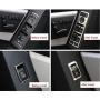 Angelguoguo Car Door Window Glasses Lifter Button Decoration Frame Trim Stickers for Mercedes Benz A C B E GLK ML GL G500 GLA Class