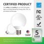 Sunco Lighting 2 Pack G25 LED Globe, 6W=40W, Dimmable, 450 LM, 2700K Soft White, E26 Base, Ideal for Bathroom Vanity or Mirror - UL & Energy Star