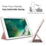 MoKo Case Fit 2018/2017 iPad 9.7 5th / 6th Generation - Slim Lightweight Smart Shell Stand Cover with Translucent Frosted Back Protector Fit iPad 9.7 Inch 2018/2017, Rose Gold(Auto Wake/Sleep)