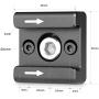 SMALLRIG Cold Shoe Mount Adapter Bracket Hot Shoe with 1/4'' Thread for Camera Cage Flash LED Moniter, Pack of 2-2060