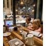 CINEMOOD 360 - Smart wi-fi Cube Projector with Streaming Services, 360° Videos, Games, Kids Entertainment. 120 inch Picture, 5-Hour Video Playtime. Neat Portable Projector for Family Entertainment.