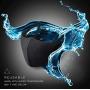 Zishen Premium Fabric Face Mask, Washable Reusuable Comfortable Protective Unisex Facial Cover, ATB+UV Protection (Black, 3EA)