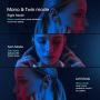 Wireless Earbuds, Mpow M9 4-mic Noise Cancelling CVC 8.0 Bluetooth 5.0 Earphones in-Ear, Touch Control Stereo Bass Sports Headphones, 40H Playing Time/USB-C/IPX8 Waterproof, Single/Twin Mode, Red