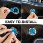 ToolEpic for Dodge Challenger Charger Durango Hellcat Decal Accessories 2015-2021 - Engine Start Stop Button Overlay Sticker Emblem - Push to Start Button Baby Blue Badge Cover - Perfect for Decals